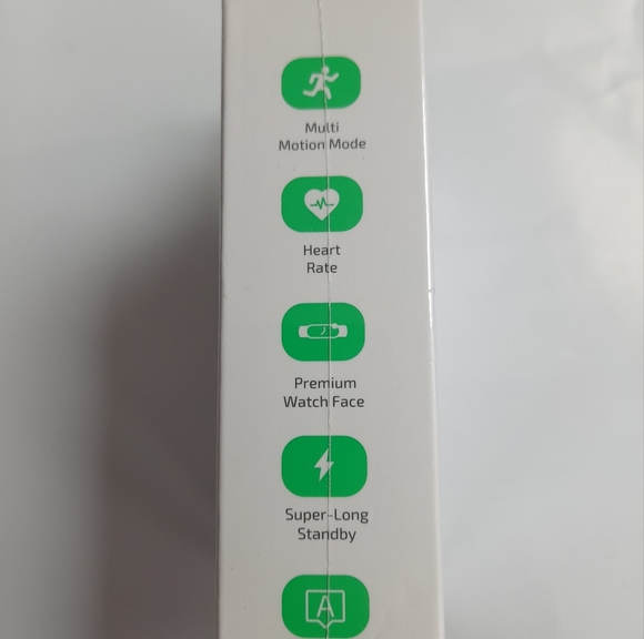 Smart sports watch fitness heartrate tracker black woman's - Picture 5 of 6